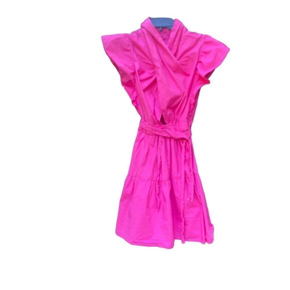 Derek Lam Pink Cut Out Mini Dress Size 10 - Picture 7 of 8